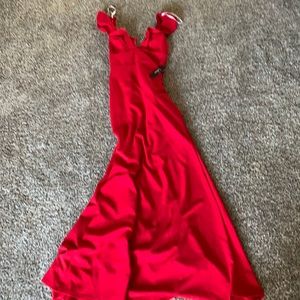 lulus red maxi dress